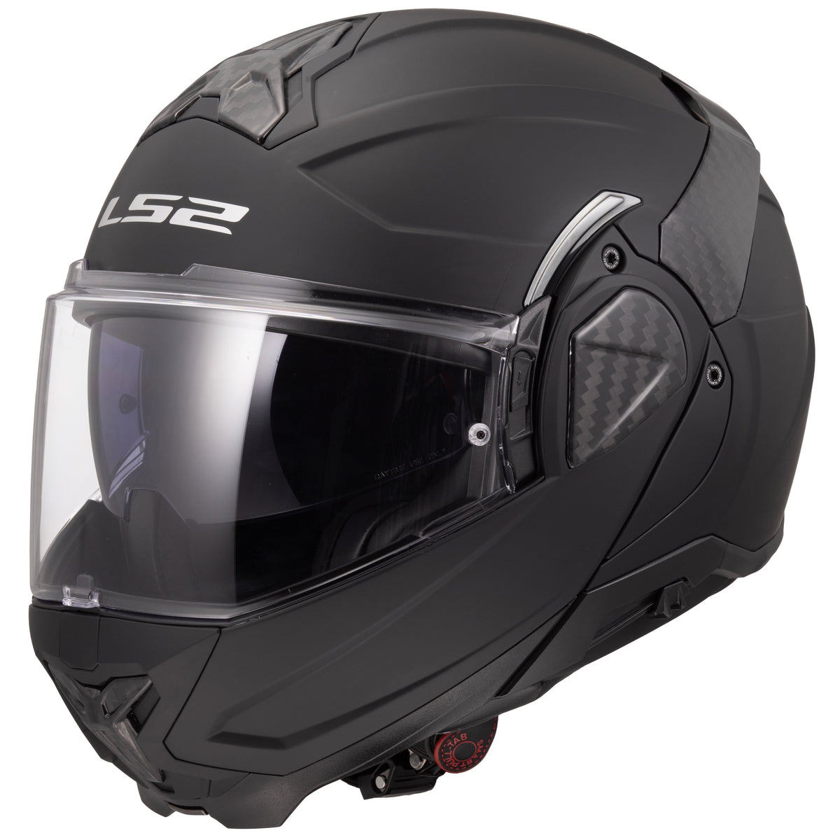 Helmet Advant II Solid Modular Motorcycle Helmet with SunShield - Matte Black Product View