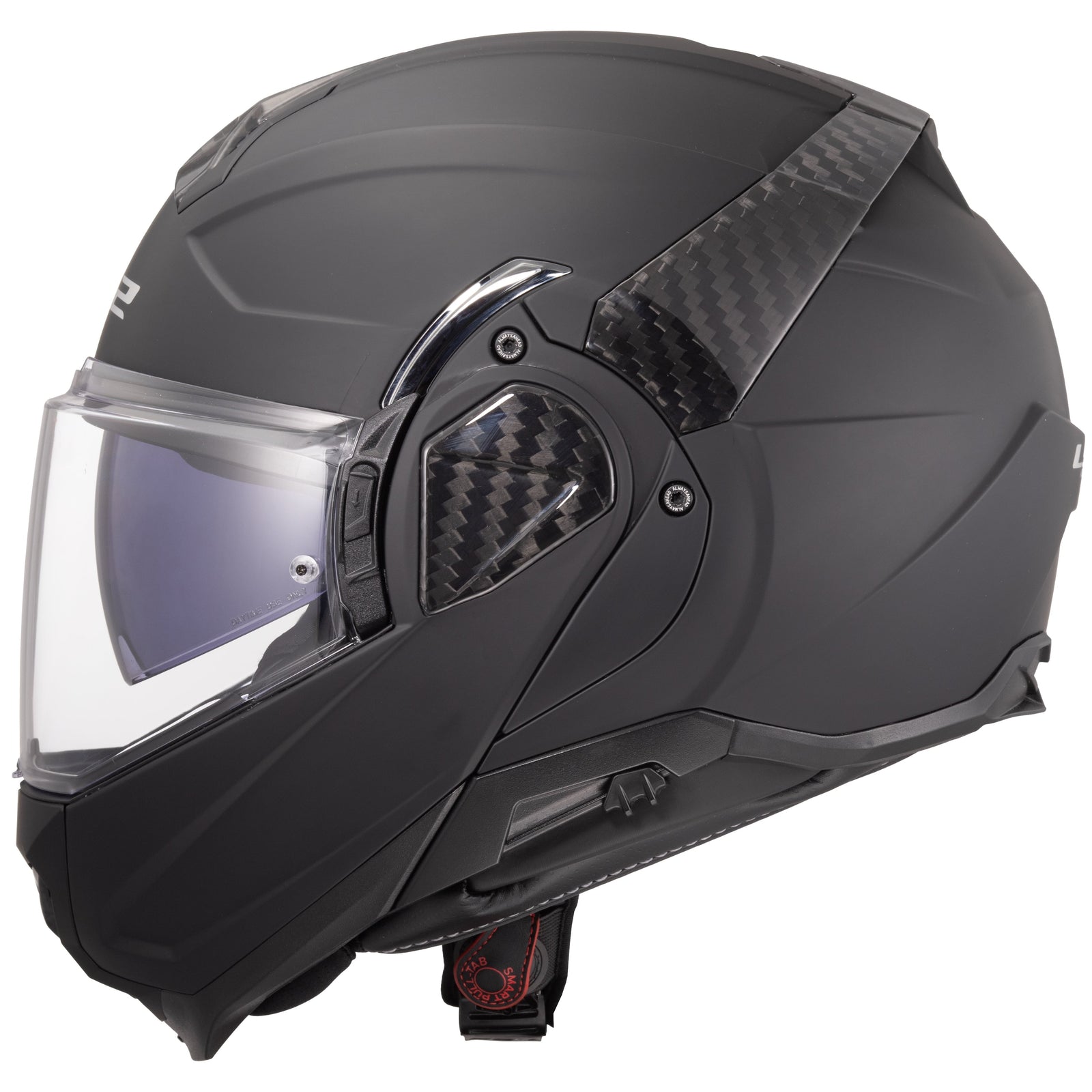 Helmet Advant II Solid Modular Motorcycle Helmet with SunShield - Matte Black Product View