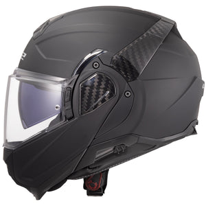 Helmet Advant II Solid Modular Motorcycle Helmet with SunShield - Matte Black