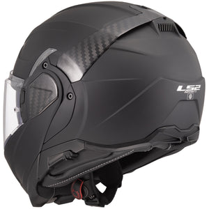 Helmet Advant II Solid Modular Motorcycle Helmet with SunShield - Matte Black