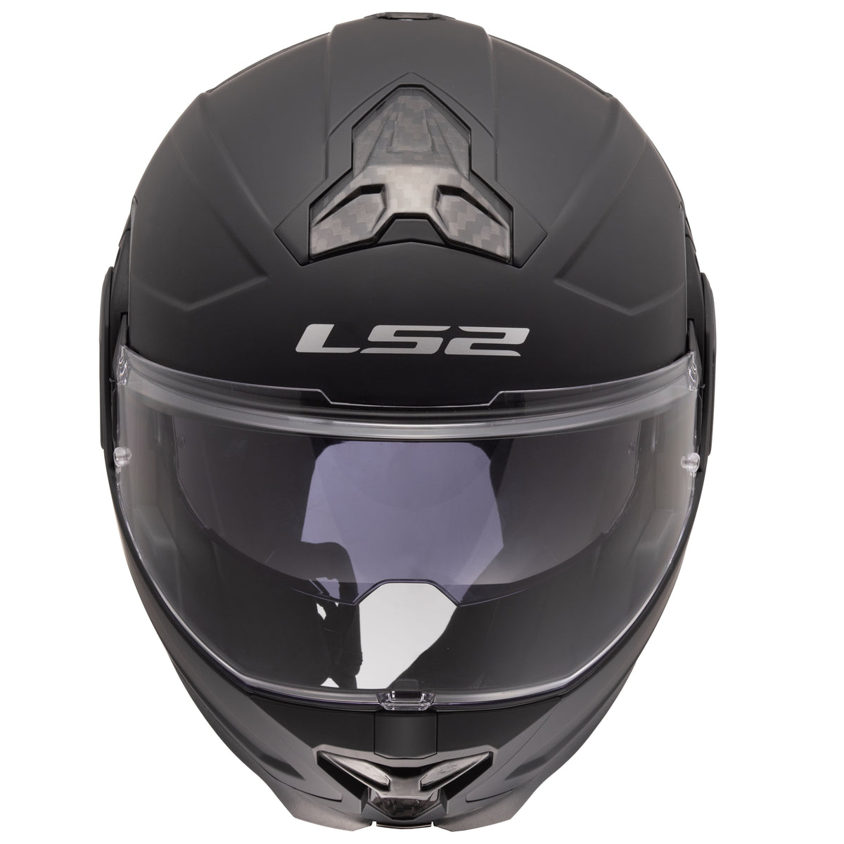 Helmet Advant II Solid Modular Motorcycle Helmet with SunShield - Matte Black Product View