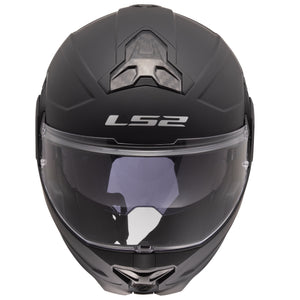 Helmet Advant II Solid Modular Motorcycle Helmet with SunShield - Matte Black