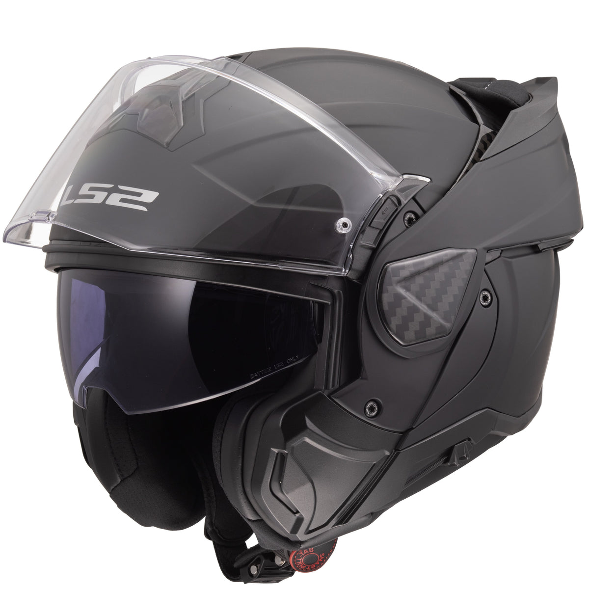 Helmet Advant II Solid Modular Motorcycle Helmet with SunShield - Matte Black Product View