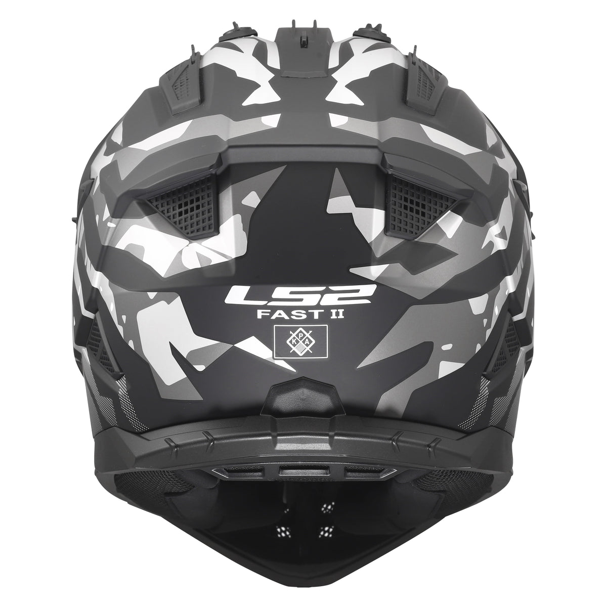 Helmet Gate II Electra Motocross Motorcraft Helmet - Matte Black/Gray Product View
