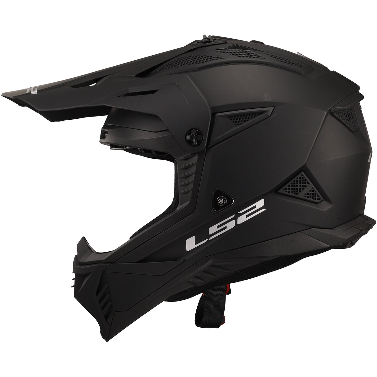 Helmet Gate II Solid Full Face MX Motorcycle Helmet - Matte Black Product View