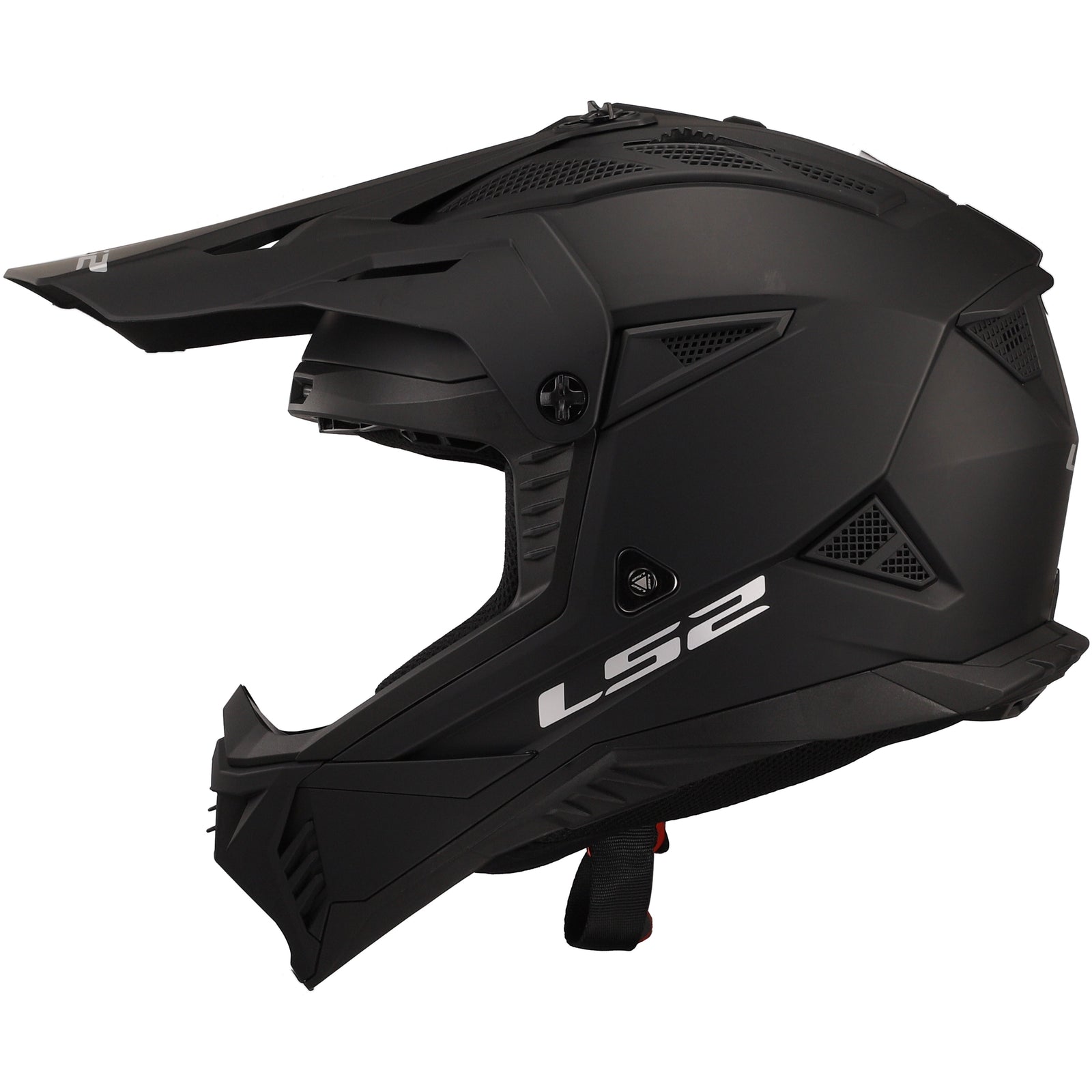 Helmet Gate II Solid Full Face MX Motorcycle Helmet - Matte Black Product View