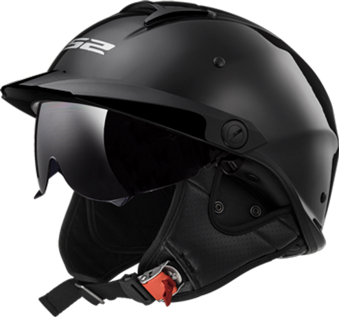 LS2 REBELLION MOTORCYCLE HALF HELMET