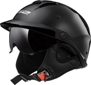 LS2 REBELLION MOTORCYCLE HALF HELMET