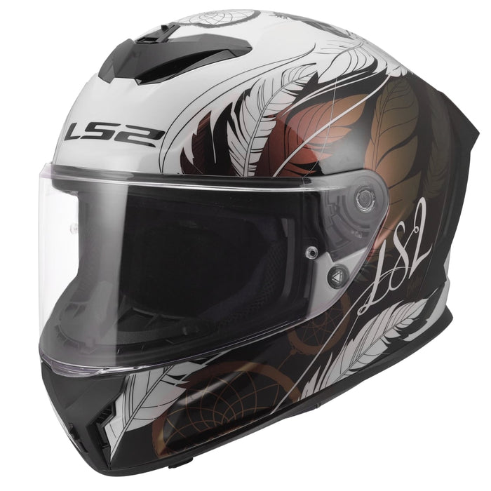 Rapid III Dreamcatcher Full Face Motorcycle Helmet - Chameleon White Product View