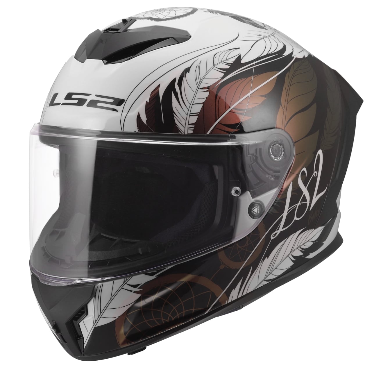 Rapid III Dreamcatcher Full Face Motorcycle Helmet - Chameleon White Product View