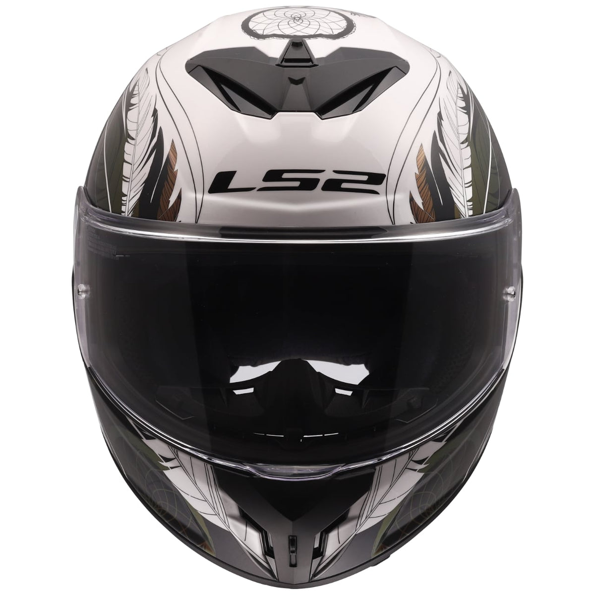 Rapid III Dreamcatcher Full Face Motorcycle Helmet - Chameleon White Product View