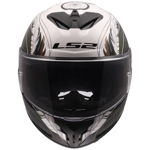 Rapid III Dreamcatcher Full Face Motorcycle Helmet - Chameleon White