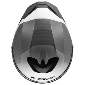 Rapid III Flow Full Face Motorcycle Helmet - Gloss White/Gray/Black