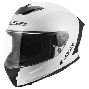 Rapid III Solid Full Face Motorcycle Helmet - Gloss White