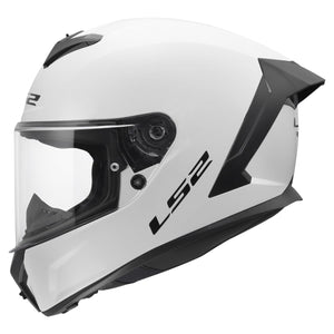 Rapid III Solid Full Face Motorcycle Helmet - Gloss White