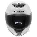 Rapid III Solid Full Face Motorcycle Helmet - Gloss White Product View
