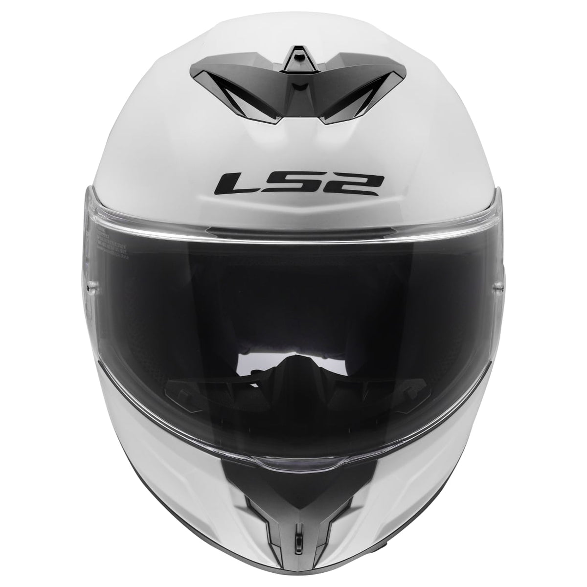 Rapid III Solid Full Face Motorcycle Helmet - Gloss White Product View