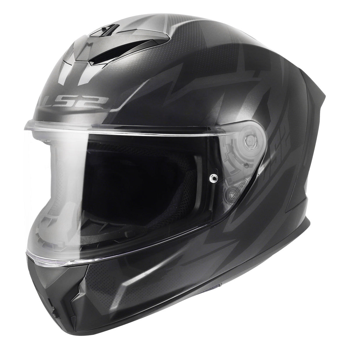 Rapid III XTREM Full Face Motorcycle Helmet - Matte Black/Gray