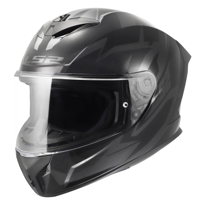 Rapid III XTREM Full Face Motorcycle Helmet - Matte Black/Gray Product View