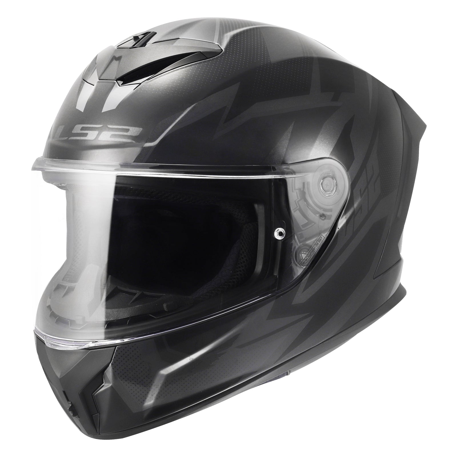 Rapid III XTREM Full Face Motorcycle Helmet - Matte Black/Gray Product View