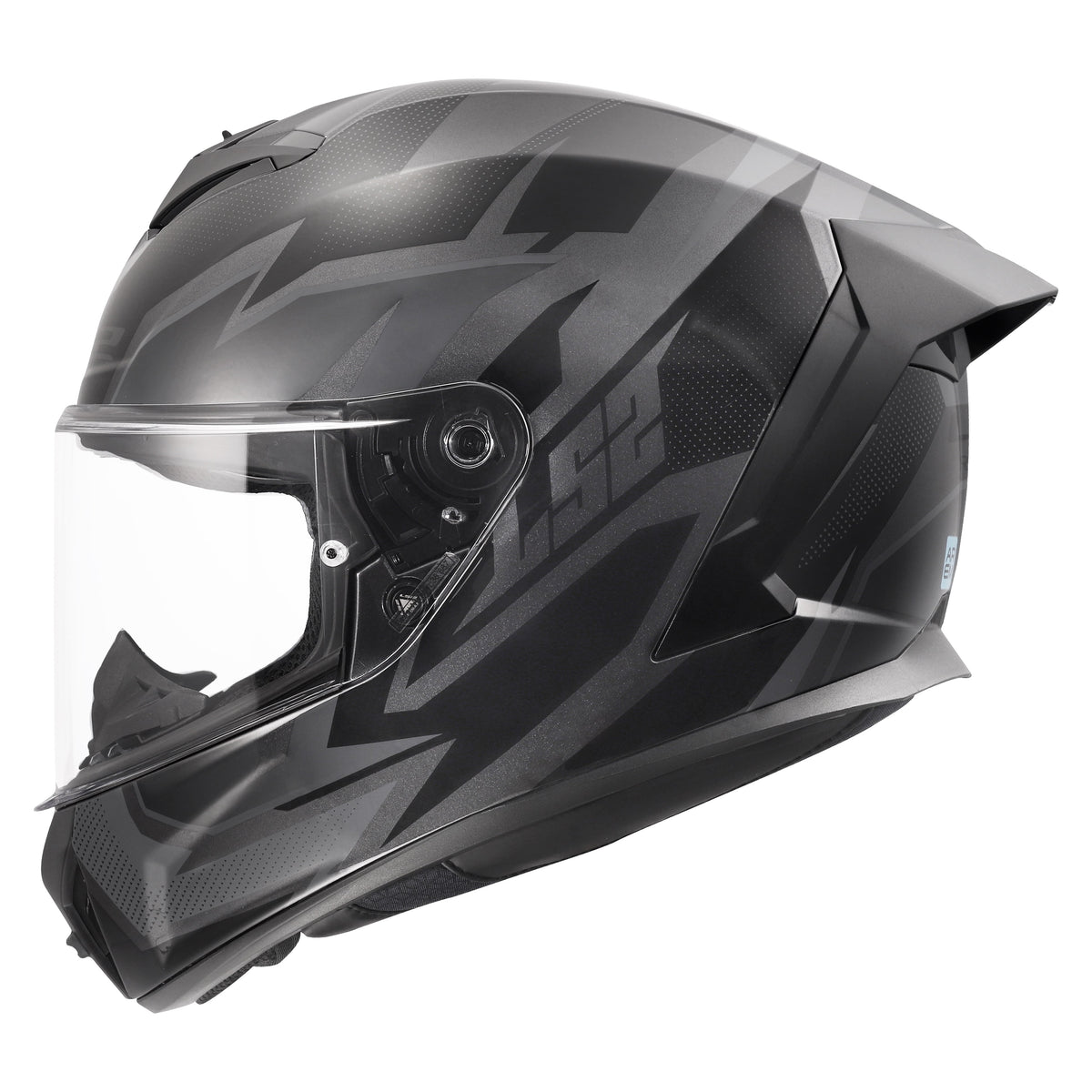 Rapid III XTREM Full Face Motorcycle Helmet - Matte Black/Gray Product View