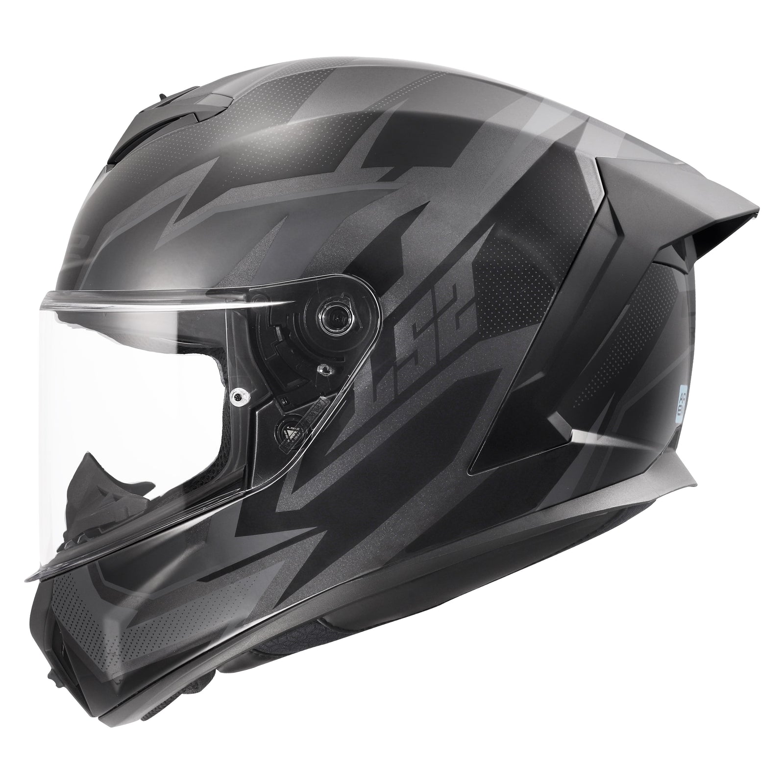 Rapid III XTREM Full Face Motorcycle Helmet - Matte Black/Gray Product View