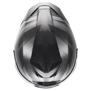 Rapid III XTREM Full Face Motorcycle Helmet - Matte Black/Gray