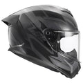 Rapid III XTREM Full Face Motorcycle Helmet - Matte Black/Gray Product View