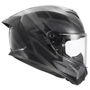 Rapid III XTREM Full Face Motorcycle Helmet - Matte Black/Gray