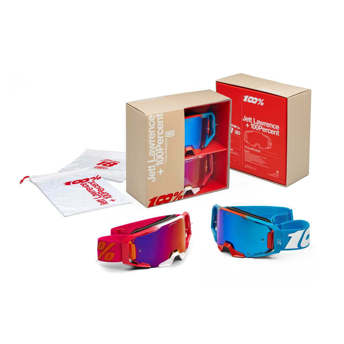 100% Jett Lawrence ARmatic Limited Edition Kit Goggle Pack