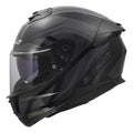 Helmet Stream II Fury Full Face Motorcycle Helmet with SunShield - Gloss Black/Gray Product View