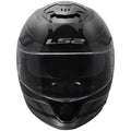 Helmet Stream II Fury Full Face Motorcycle Helmet with SunShield - Gloss Black/Gray Product View