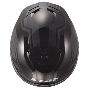 Helmet Stream II Fury Full Face Motorcycle Helmet with SunShield - Gloss Black/Gray