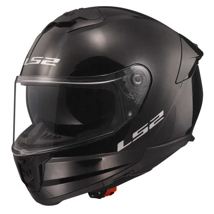 Helmet Stream II Solid Full Face Motorcycle Helmet with SunShield - Gloss Black Product View
