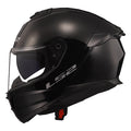 Helmet Stream II Solid Full Face Motorcycle Helmet with SunShield - Gloss Black Product View