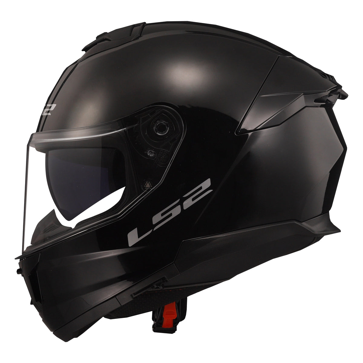 Helmet Stream II Solid Full Face Motorcycle Helmet with SunShield - Gloss Black Product View
