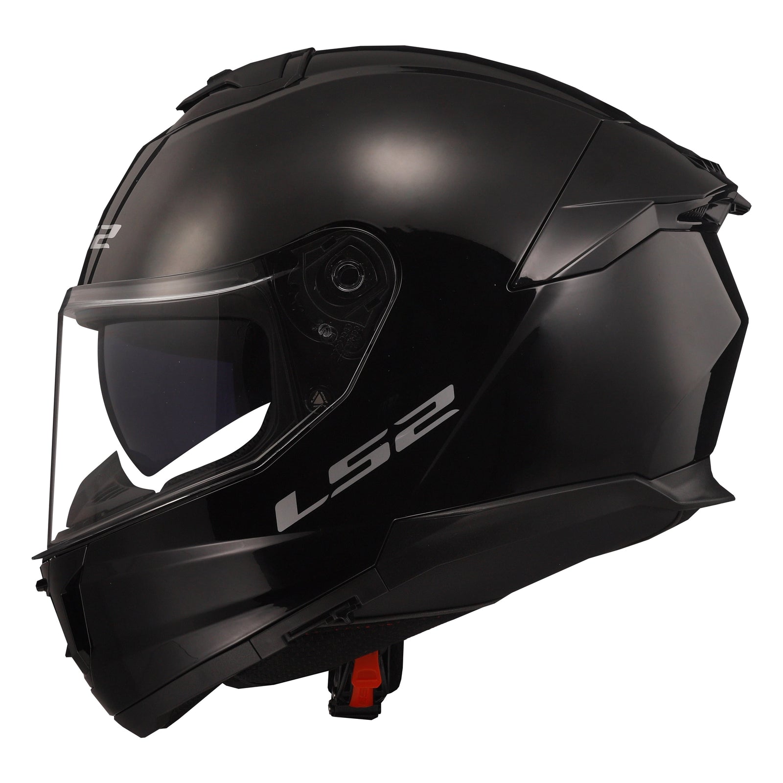 Helmet Stream II Solid Full Face Motorcycle Helmet with SunShield - Gloss Black Product View