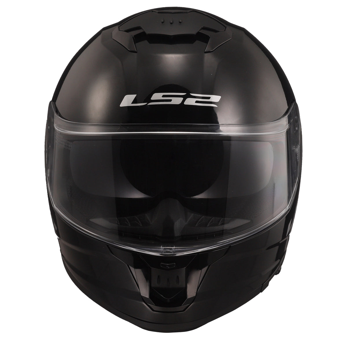 Helmet Stream II Solid Full Face Motorcycle Helmet with SunShield - Gloss Black Product View