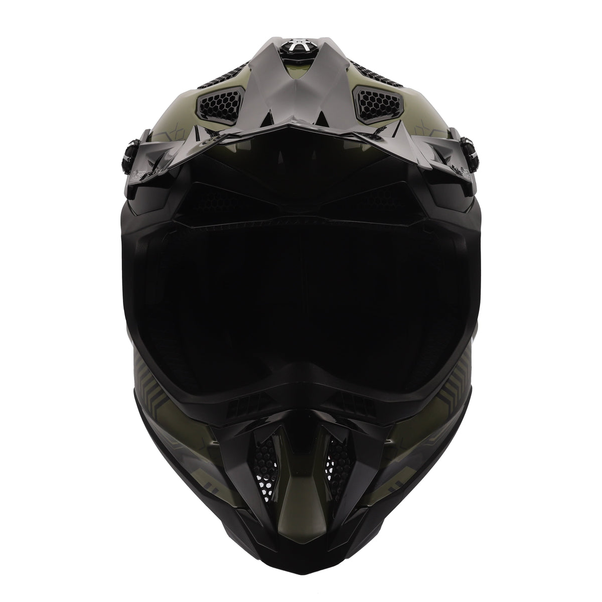Helmet Subverter Evo Battalion Motocross Motorcycle Helmet - Gloss Green/Black Product View