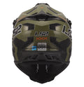 Helmet Subverter Evo Battalion Motocross Motorcycle Helmet - Gloss Green/Black Product View