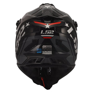 Helmet Subverter Evo Trooper Motocross Motorcycle Helmet - Gloss Black/White