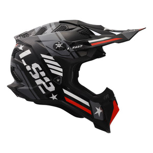 Helmet Subverter Evo Trooper Motocross Motorcycle Helmet - Gloss Black/White