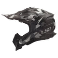 Helmet Subverter Evo Vector Motocross Helmet - Gloss Black/Gray/White Product View