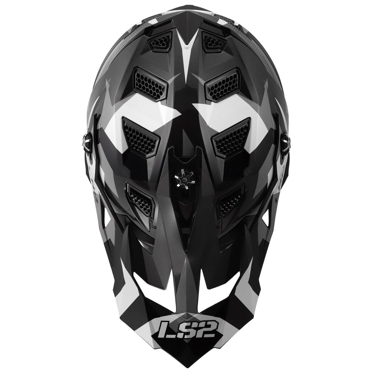 Helmet Subverter Evo Vector Motocross Helmet - Gloss Black/Gray/White Product View