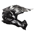 Helmet Subverter Evo Vector Motocross Helmet - Gloss Black/Gray/White Product View