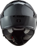 Helmet Assault Solid Full Face Motorcycle Helmet with SunShield - Gloss Battleship Gray Product View