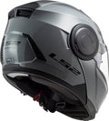 Horizon Solid Modular Motorcycle Helmet with SunShield - Gloss Battleship Gray Product View