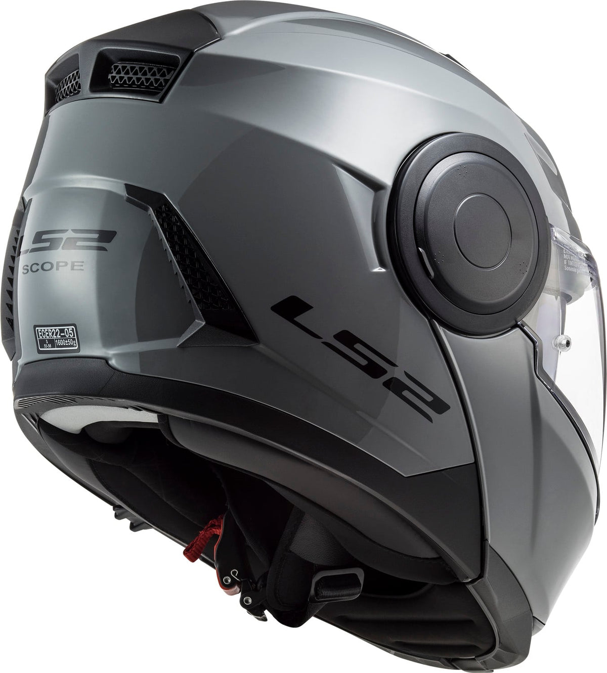 Horizon Solid Modular Motorcycle Helmet with SunShield - Gloss Battleship Gray Product View