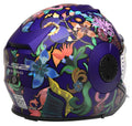 Helmet Verso Flor Brasil Open Face Motorcycle Helmet with SunShield - Matte Navy Product View