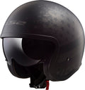 Spitfire Spark Open Face Helmet with SunShield - Chili Pepper Red Product View